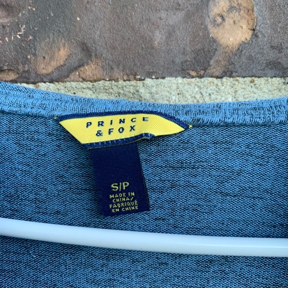 Prince & Fox Small Blue Zip Up Jacket for Women - Picture 4 of 4